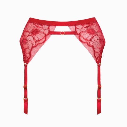 Lisca Miracle rouge jarretelles garter belt