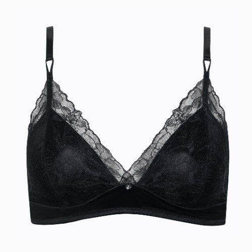 Lisca Destiny noir soutien-gorge sans armatures en dentelle