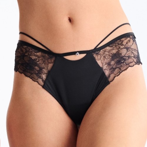 Lisca Destiny noir slip brésilien