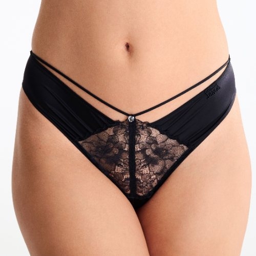 Lisca Destiny noir slip brésilien