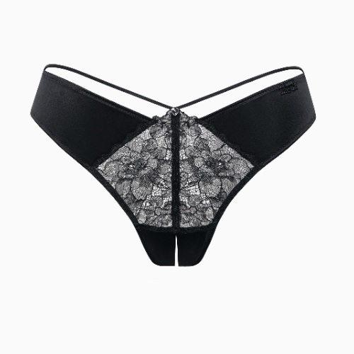 Lisca Destiny noir slip brésilien