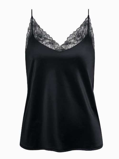 Lisca Destiny noir top spaghetti