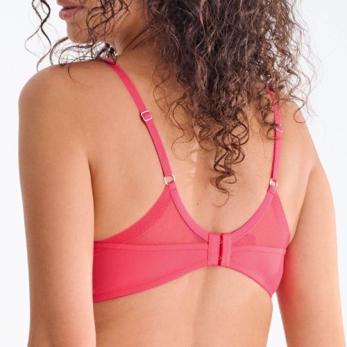 Lisca Sia rouge soutien-gorge sans armatures en dentelle