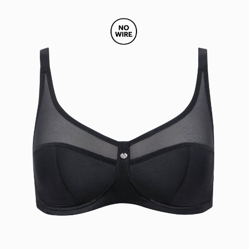 Lisca Tina noir soutien-gorge sans forme