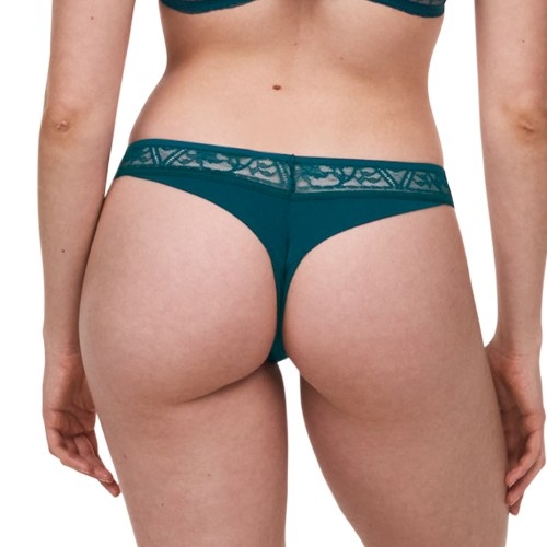 Chantelle Alto vert culotte string