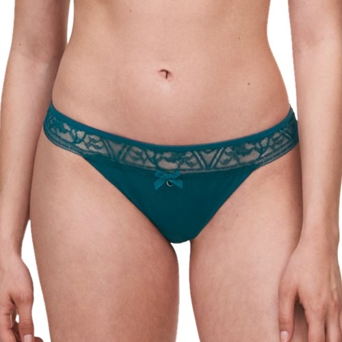 Chantelle Alto vert culotte string