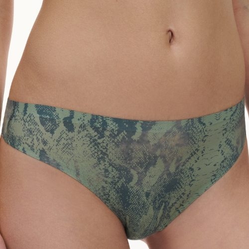 Chantelle SoftStretch vert/print culotte string