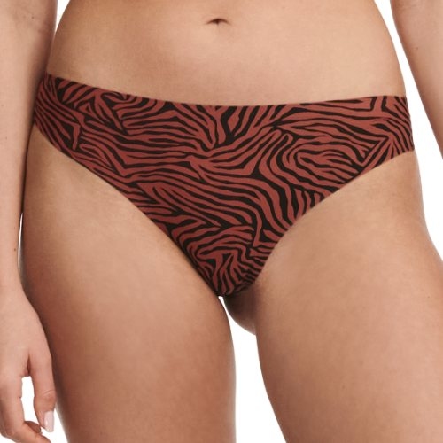 Chantelle SoftStretch noir/print culotte string
