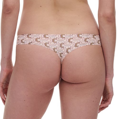 Chantelle SoftStretch blanc/print culotte string