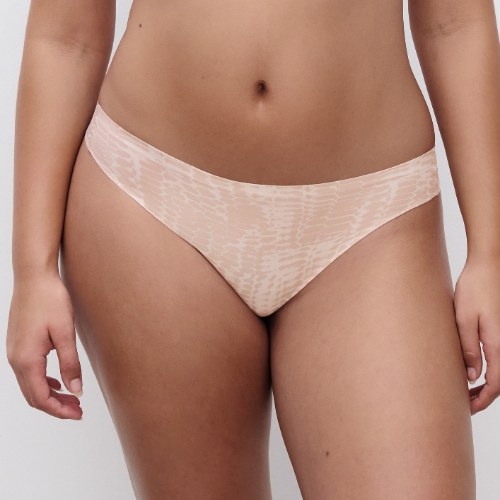 Chantelle SoftStretch ivoire/print culotte string