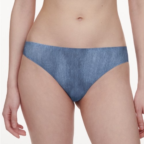Chantelle SoftStretch bleu/print culotte string