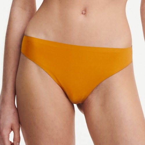 Chantelle SoftStretch jaune ocre culotte string