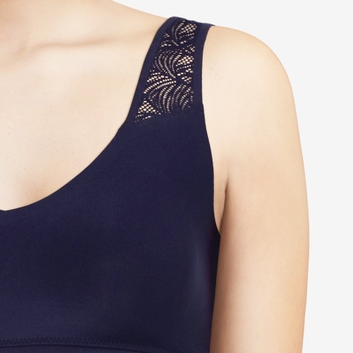 Chantelle SoftStretch bleu soutien-gorge rembourré