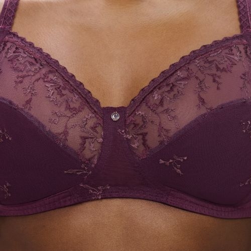 Chantelle Every Curve aubergine soutien-gorge sans armatures en dentelle