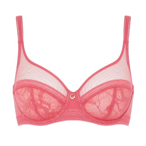 Chantelle True Lace corail soutien-gorge sans forme