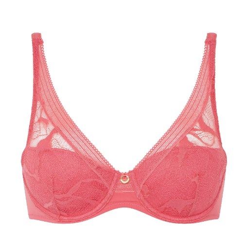 Chantelle True Lace corail soutien-gorge rembourré