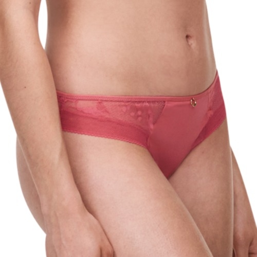 Chantelle True Lace corail slip brésilien