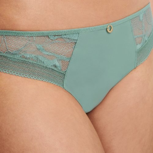 Chantelle True Lace vert slip brésilien