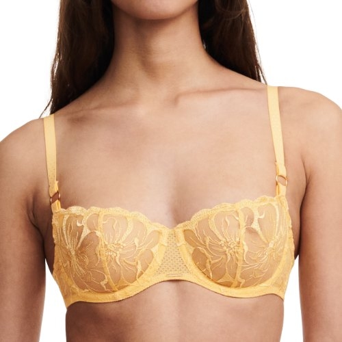 Chantelle Fleurs jaune soutien-gorge sans forme