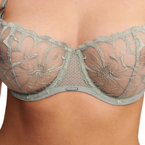 Chantelle Fleurs vert soutien-gorge sans forme