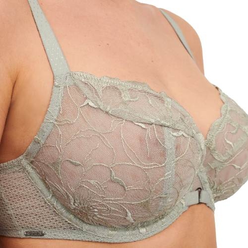 Chantelle Fleurs vert soutien-gorge sans forme