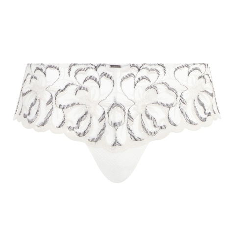 Chantelle Fleurs blanc/noir shortie