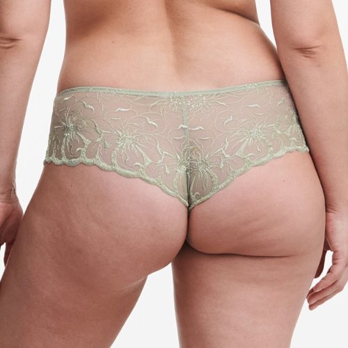 Chantelle Fleurs vert shortie