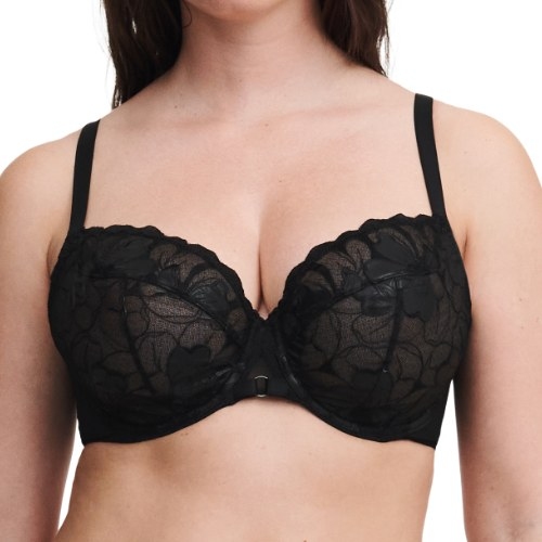 Chantelle Fleurs Signature noir soutien-gorge rembourré