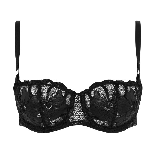 Chantelle Fleurs Signature noir soutien-gorge sans forme