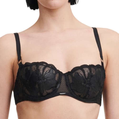 Chantelle Fleurs Signature noir soutien-gorge sans forme