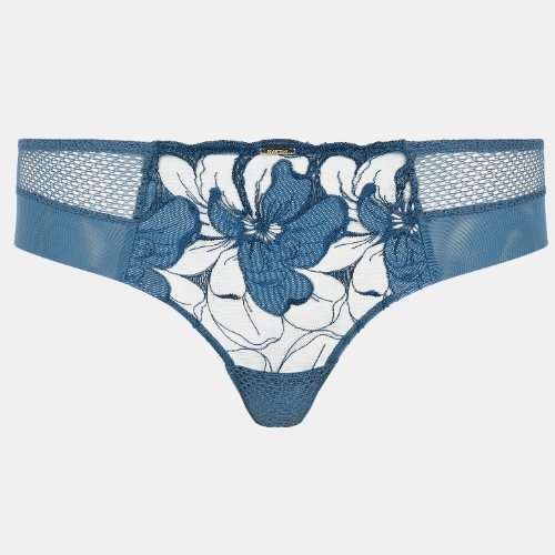 Chantelle Fleurs Signature jeans bleu shortie