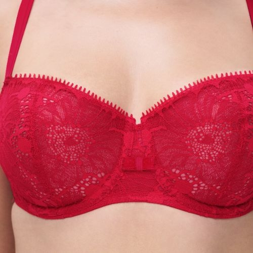 Chantelle Day to Night poppy red soutien-gorge sans forme