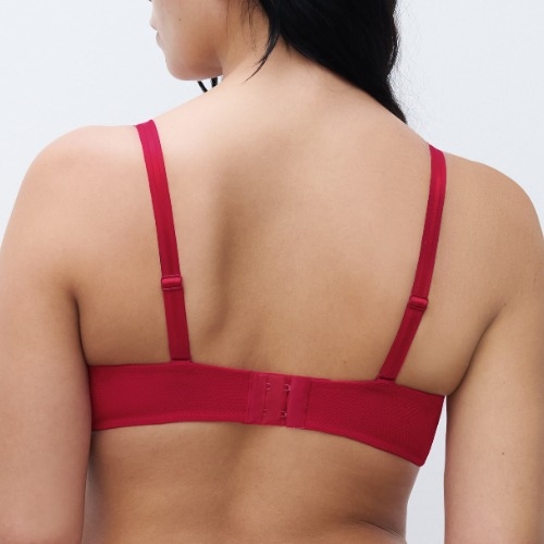 Chantelle Day to Night poppy red soutien-gorge sans forme