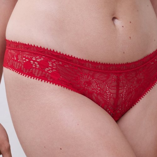 Chantelle Day to Night poppy red culotte string