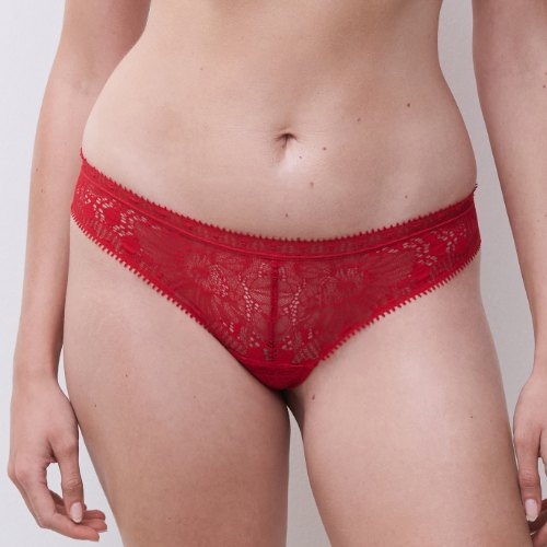 Chantelle Day to Night poppy red culotte string