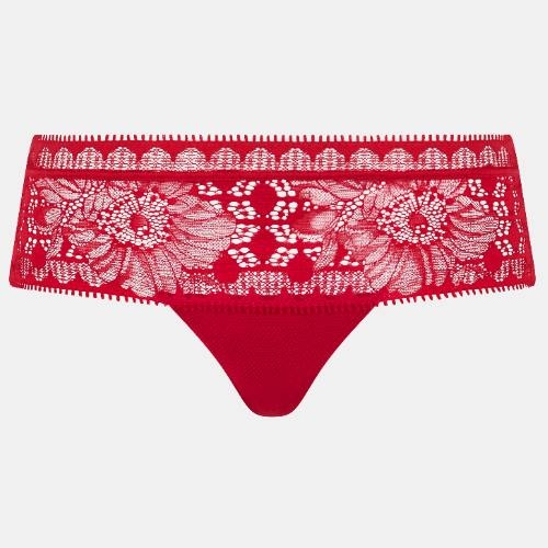 Chantelle Day to Night poppy red shortie