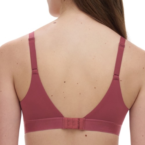 Chantelle Norah rouge soutien-gorge sans armatures en dentelle