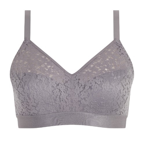 Chantelle Norah gris soutien-gorge sans armatures en dentelle