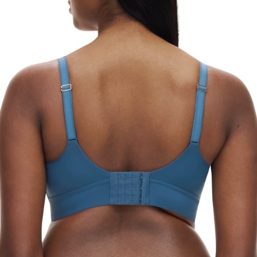 Chantelle Orangerie Dream jeans bleu soutien-gorge sans armatures en dentelle