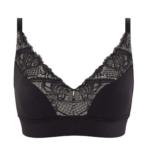 Chantelle Orangerie Dream noir soutien-gorge sans armatures en dentelle