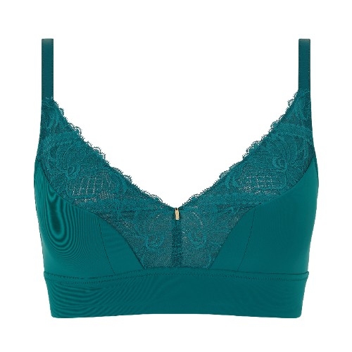 Chantelle Orangerie Dream vert soutien-gorge sans armatures en dentelle