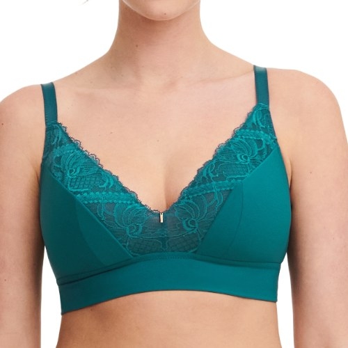Chantelle Orangerie Dream vert soutien-gorge sans armatures en dentelle