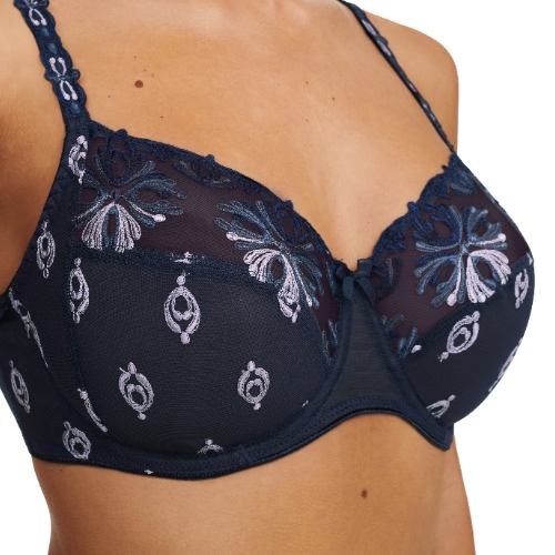 Chantelle Champ Elysees bleu marine soutien-gorge sans forme