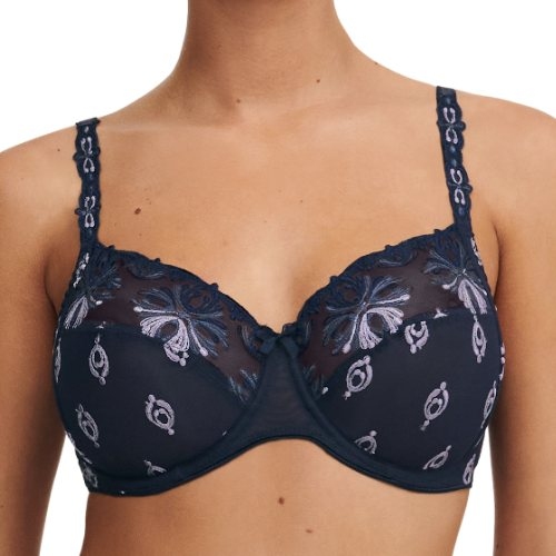 Chantelle Champ Elysees bleu marine soutien-gorge sans forme