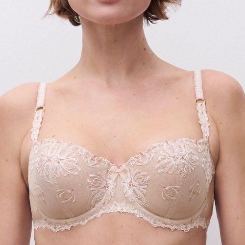 Chantelle Champ Elysees sable soutien-gorge sans forme