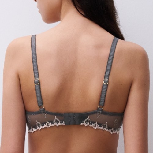 Chantelle Champ Elysees gris soutien-gorge sans forme