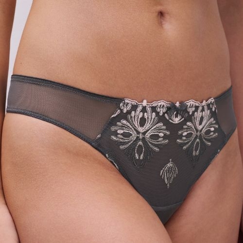 Chantelle Champ Elysees gris culotte string