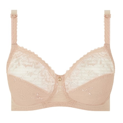 Chantelle Every Curve beige soutien-gorge sans armatures en dentelle