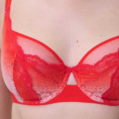 Chantelle Crush rouge soutien-gorge sans forme