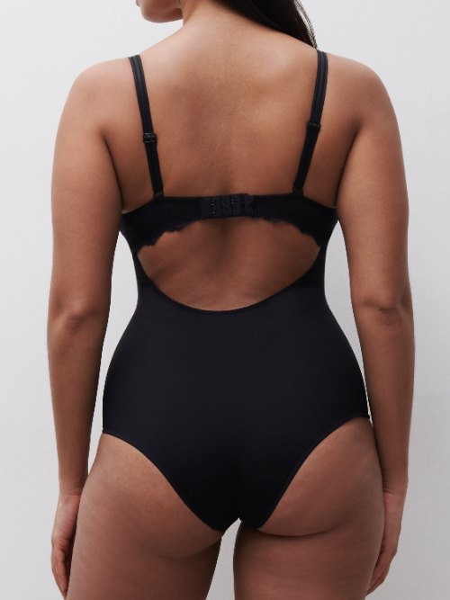 Chantelle Crush noir corselet